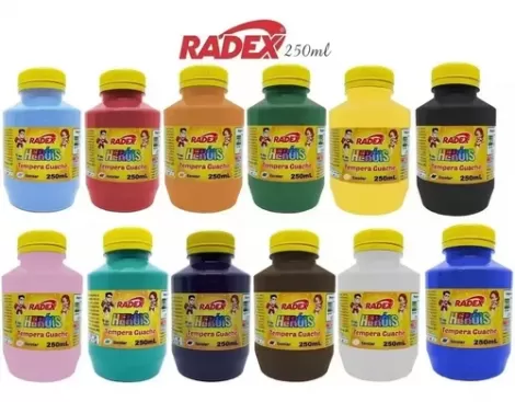 TINTA GUACHE 250ML - RADEX