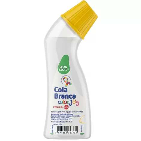 COLA BRANCA ESCOLAR LIQUIDA ERGONÔMICA COLOR JOY 60G