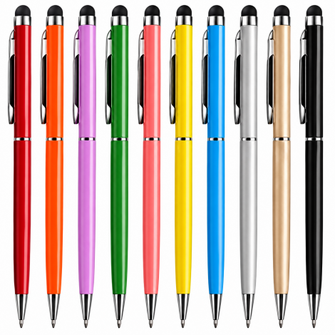 CANETA STYLUS TOUCH 2 EM 1 - ESCRITA PRETA