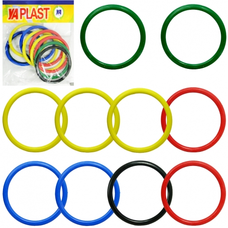 ARGOLA DE PLASTICO COM 10 PEÇAS