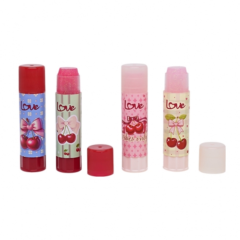 COLA EM BASTÃO GLITTER PERFUMADA 9G LOVE MY CHERRY