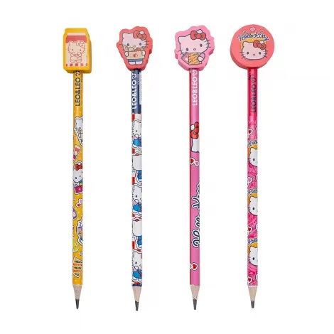 LÁPIS HB COM BORRACHA NA PONTA HELLO KITTY