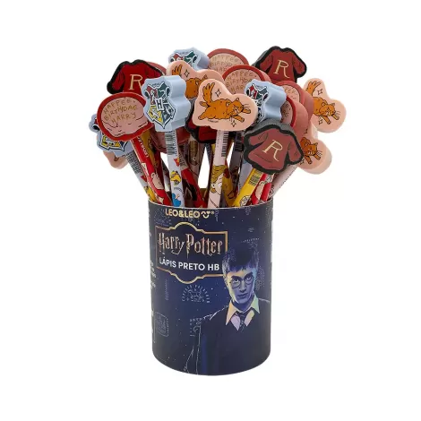LÁPIS HB COM BORRACHA NA PONTA HARRY POTTER