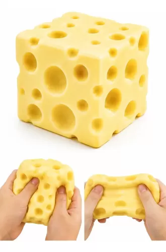 CHEESE SQUISHY AMARELO 6X6CM