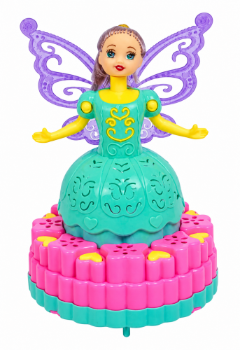 BONECA FADA À CORDA DE PLÁSTICO 17CM COLOR