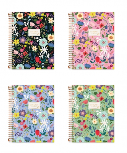 CADERNO COLEGIAL CAPA DURA – ESSENCE NATURALE - 10 MATÉRIAS - 160FLS