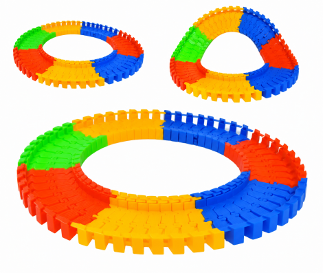PISTA FLEXÍVEL COLORIDA