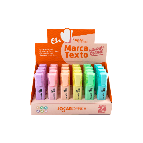 MARCA TEXTO CORES PASTEL TREND