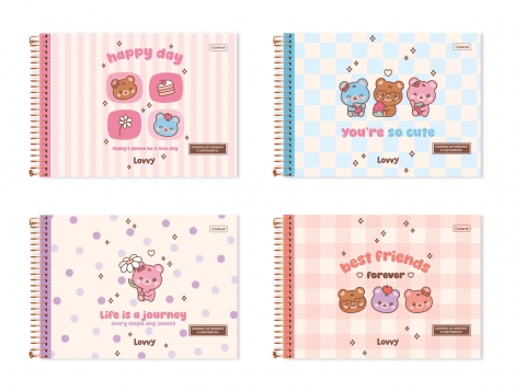 CADERNO DE DESENHO E CARTOGRAFIA – LOVVY - 80 FLS