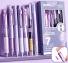 KIT 7 CANETAS DE GEL ESCRITA PRETA
