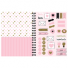 CADERNO COLLEGE ARGOLADO BLACK HEART 80FLS
