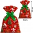 SACO DE PRESENTE FELIZ NATAL PEROLA 35X53CM