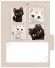 CADERNO COLEGIAL ARGOLADO CRIATIVO CAPA DURA COM FICHAS E ELÁSTICO – CUTE CAT