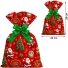 SACO DE PRESENTE FELIZ NATAL PEROLA 20X29CM