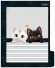 CADERNO COLEGIAL ARGOLADO CRIATIVO CAPA DURA COM FICHAS E ELÁSTICO – CUTE CAT