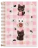 CADERNO UNIVERSITÁRIO CAPA DURA – CUTE CAT - 10 MATÉRIA - 160FLS