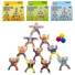 JOGO EQUILIBRISTA COM 16 BONECOS HERCULES JENGA