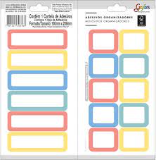 ADESIVOS ORGANIZADORES TILIBRA CARTELA COM 16