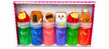 SLIME GLITTER COM SQUISHY