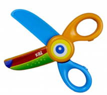 TESOURA ESC. 13CM P/ MASSINHA KZ11425AZ