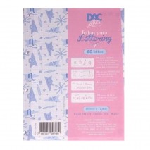 bloco fichario universitario lettering 4 em 1 80 flhs