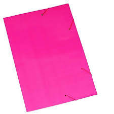 PASTA COM ELÁSTICO PAPELAO ROSA