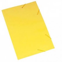 PASTA COM ELÁSTICO PAPELAO AMARELO