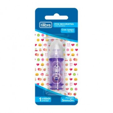 FITA DECORATIVA 5MMX3M ROXO