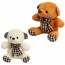 URSO DE PELUCIA COM VENTOSA + LACO E LACO XADREZ